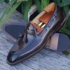 Dark-Brown-Hand-Painted-Patina-Tassel-Loafer (11) Dark Brown Hand-Painted Patina Tassel Loafer