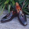 Dark-Brown-Hand-Painted-Patina-Tassel-Loafer (13) Dark Brown Hand-Painted Patina Tassel Loafer