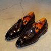 Dark-Brown-Hand-Painted-Patina-Tassel-Loafer (15) Dark Brown Hand-Painted Patina Tassel Loafer