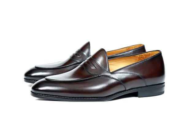 Dark Tan Calfskin Penny Loafer | The Golden Hour Edition