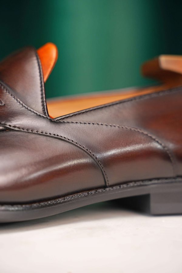 Dark Tan Calfskin Penny Loafer | The Golden Hour Edition