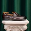 Dark Tan Calfskin Penny Loafer | The Golden Hour Edition