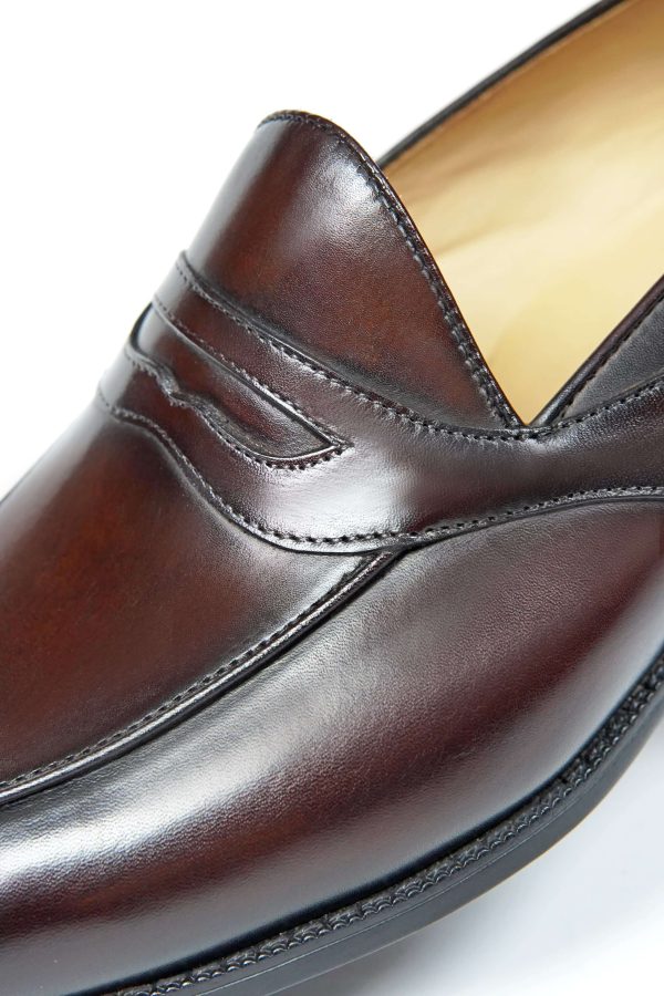 Dark Tan Calfskin Penny Loafer | The Golden Hour Edition