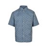 Dior Oblique Short-Sleeved Shirt- Blue