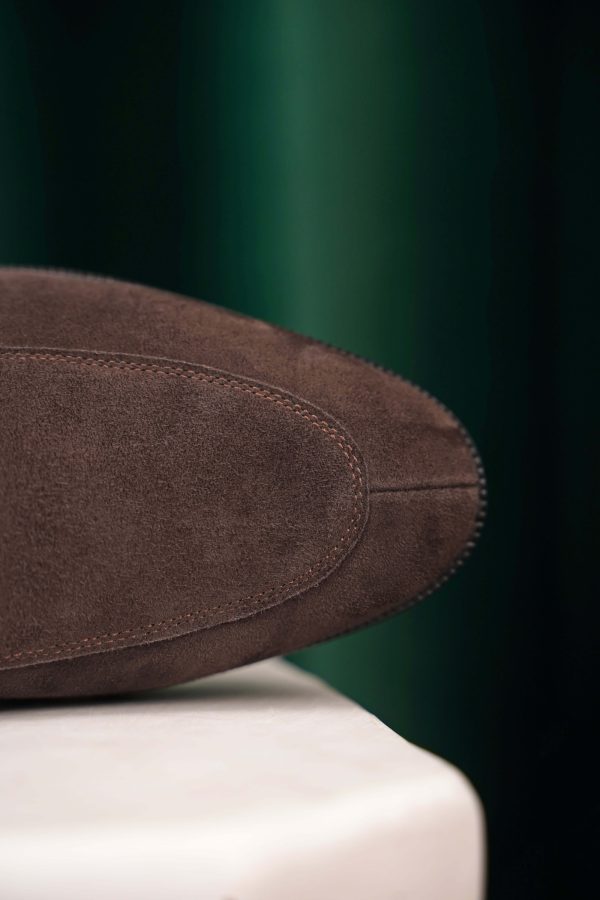 Earth Brown Suede Penny Loafer | The Al Fresco Edition