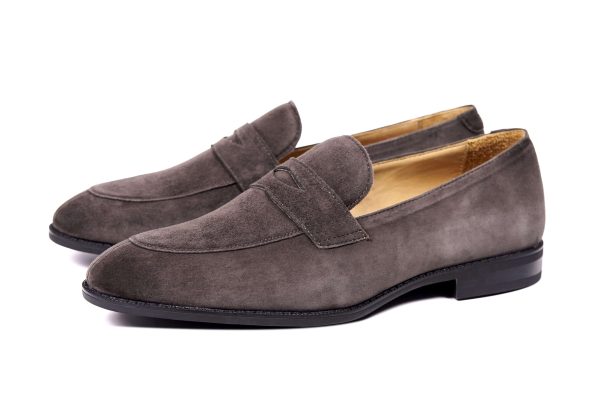 Earth Brown Suede Penny Loafer | The Al Fresco Edition
