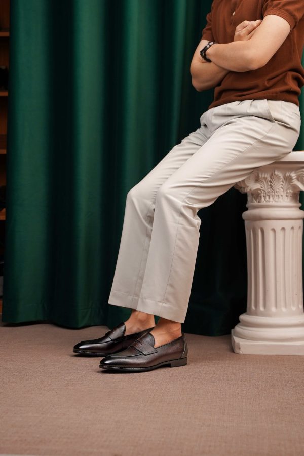 Espresso-Grained-Leather-Penny-Loafer (10) Espresso Grained Leather Penny Loafer | The Vineyard Edition