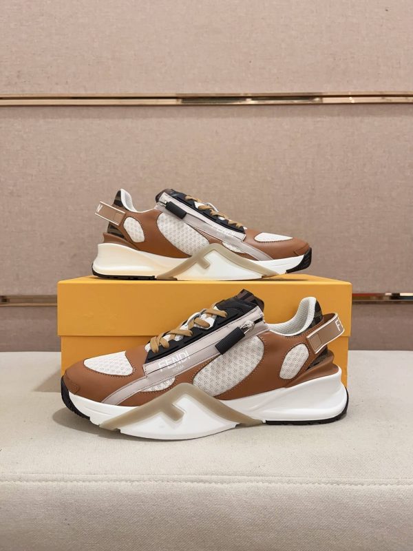 Fendi- Flow- Low-Top -Sneakers. (3) Fendi Flow Low-Top Sneakers.