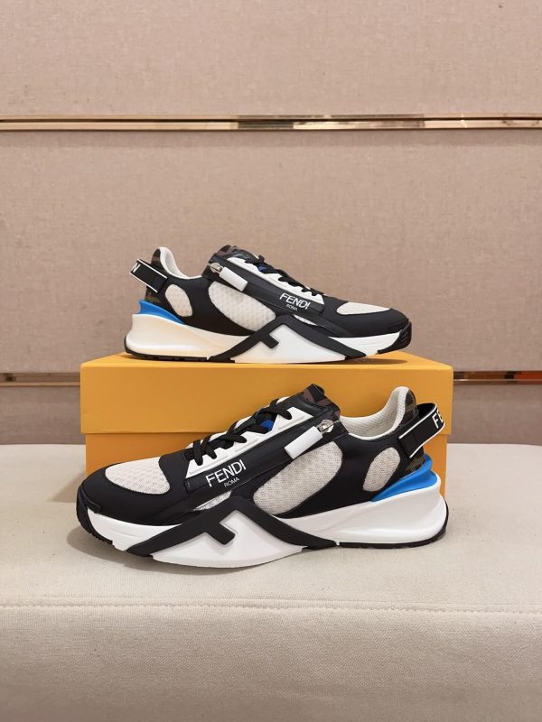 Fendi- Flow- Low-Top -Sneakers. (3) Fendi Flow Low-Top Sneakers.