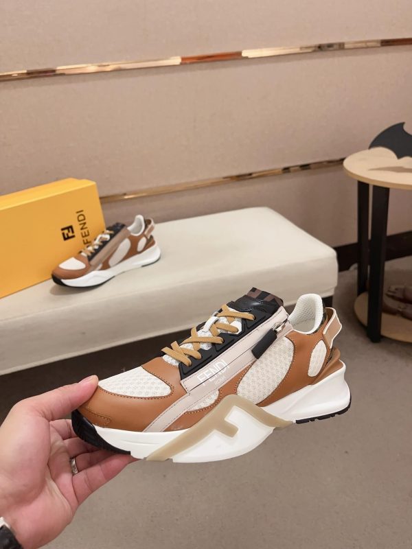 Fendi- Flow- Low-Top -Sneakers. (7) Fendi Flow Low-Top Sneakers.