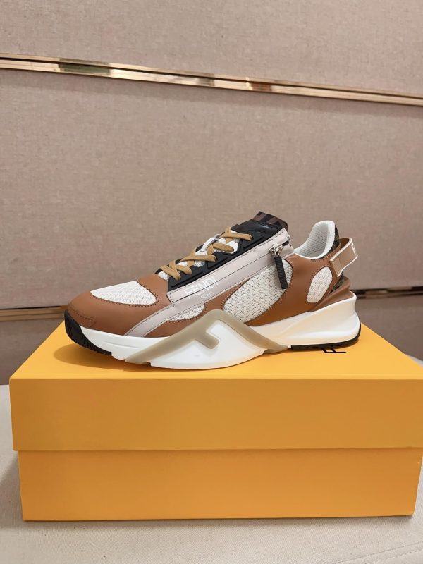 Fendi- Flow- Low-Top -Sneakers. (9) Fendi Flow Low-Top Sneakers.