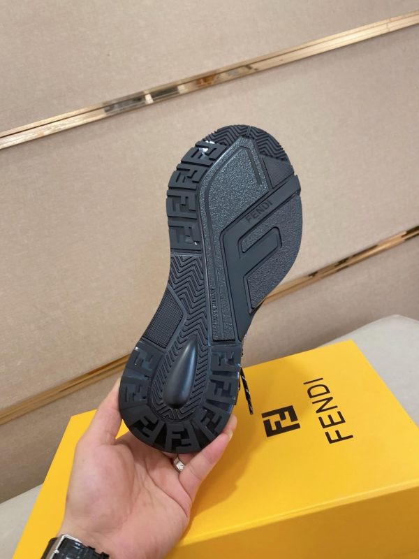 Fendi -Flow -sneakers- Blue -and- Black- Colour (1) Fendi Flow sneakers Blue and Black Colour