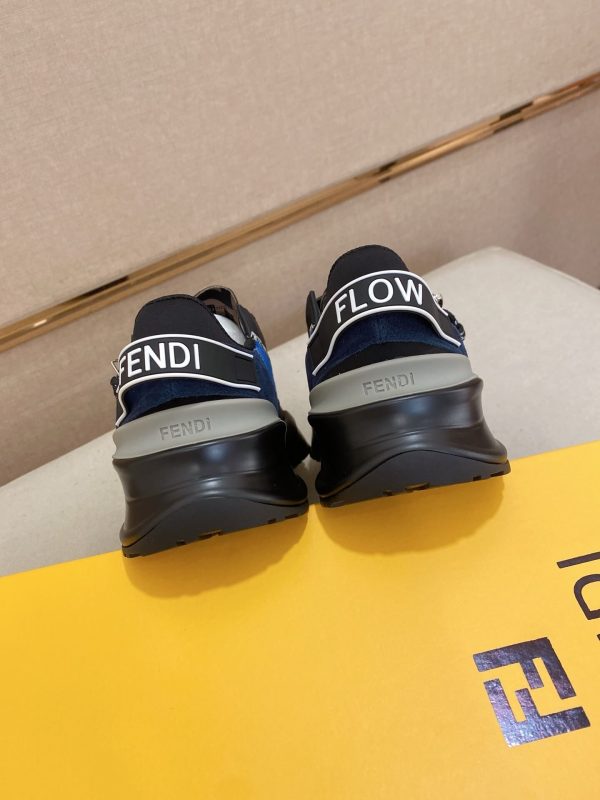 Fendi -Flow -sneakers- Blue -and- Black- Colour (2) Fendi Flow sneakers Blue and Black Colour