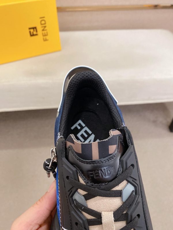 Fendi -Flow -sneakers- Blue -and- Black- Colour (4) Fendi Flow sneakers Blue and Black Colour