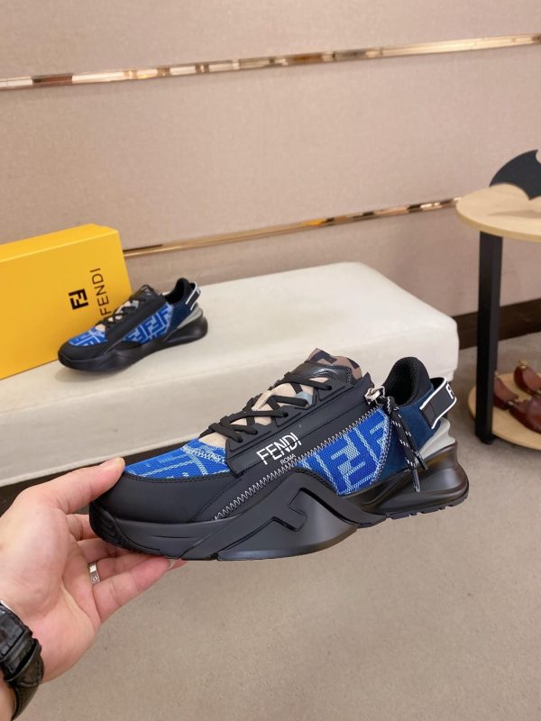 Fendi -Flow -sneakers- Blue -and- Black- Colour (7) Fendi Flow sneakers Blue and Black Colour
