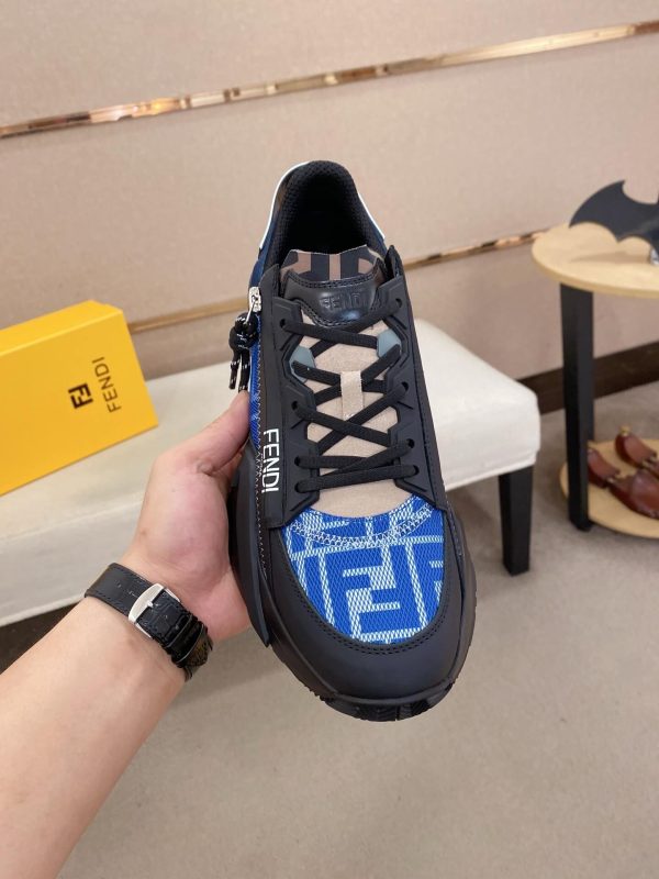 Fendi -Flow -sneakers- Blue -and- Black- Colour (8) Fendi Flow sneakers Blue and Black Colour