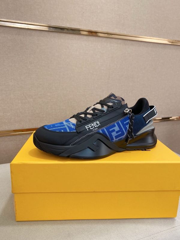 Fendi -Flow -sneakers- Blue -and- Black- Colour (9) Fendi Flow sneakers Blue and Black Colour