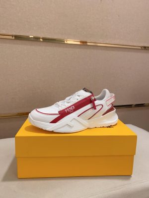 Fendi- Flow -sneakers -white -leather (9) Fendi Flow sneakers white leather