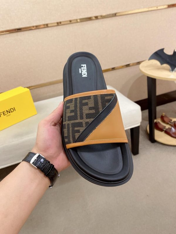 Fendi- black- slides (2) Fendi black slides