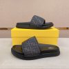 Fendi -black -slides (3) Fendi black slides