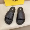 Fendi- black -slides (4) Fendi black slides