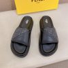 Fendi -black -slides (4) Fendi black slides