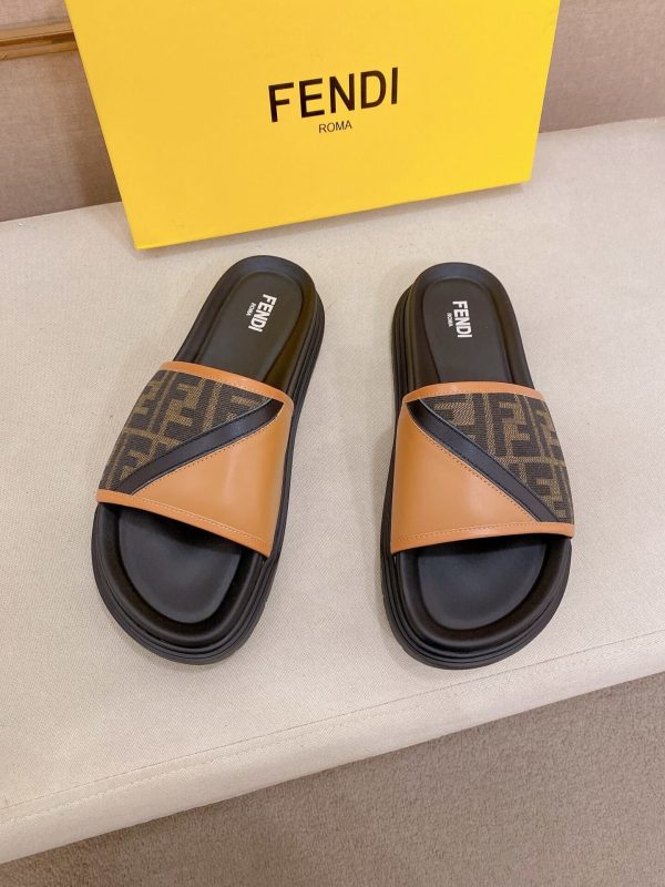 Fendi- black- slides (6) Fendi black slides