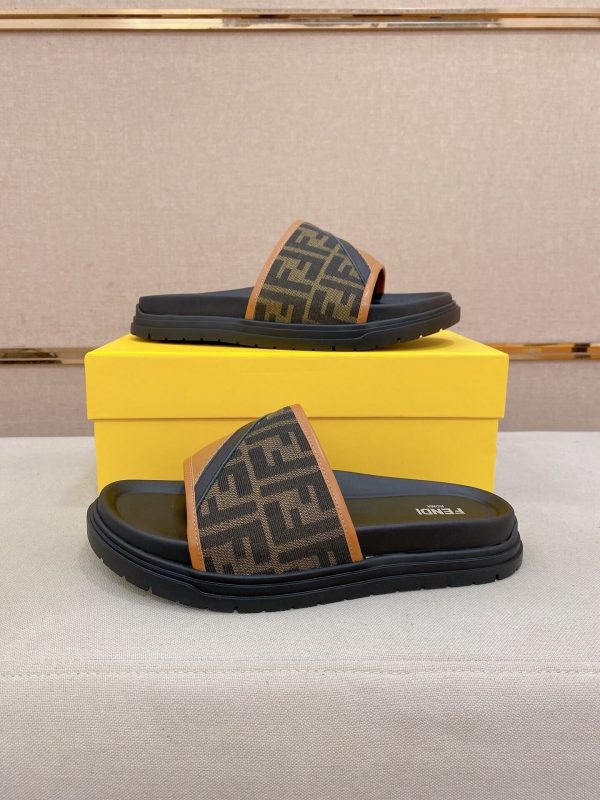 Fendi- black- slides (7) Fendi black slides