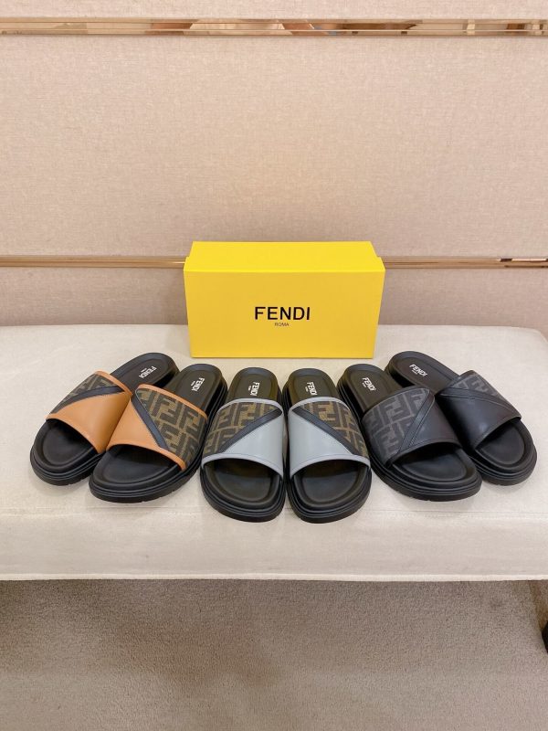 Fendi- black- slides (9) Fendi black slides
