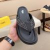 _Fendi- men's -black- leather -sandals (2) Fendi men's black leather sandals