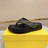 _Fendi- men's -black- leather -sandals (7) Fendi men's black leather sandals
