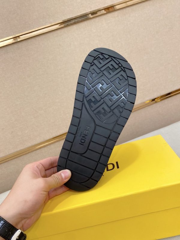 _Fendi- men's -black- leather -sandals (8) Fendi men's black leather sandals