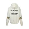 Gallery Dept. Studio Oversized Logo-Print Embroidered Cotton-Jersey Hoodie- Off-White