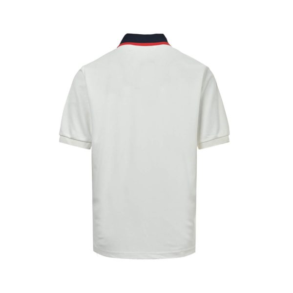 Gucci GG Cotton Piquet Jacquard Polo Shirt- White (10) Gucci GG Cotton Piquet Jacquard Polo Shirt- White