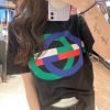 Gucci Round GG Print T-Shirt- Black