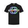 Gucci Round GG Print T-Shirt- Black