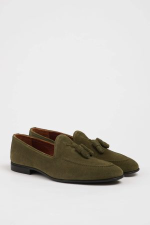 Khaki Suede Tassel Loafer | The Destination Wedding Edition