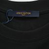 Louis Vuitton Cloud Logo Short-Sleeved Shirt- Black