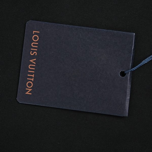 Louis Vuitton Cloud Logo Short-Sleeved Shirt- Black