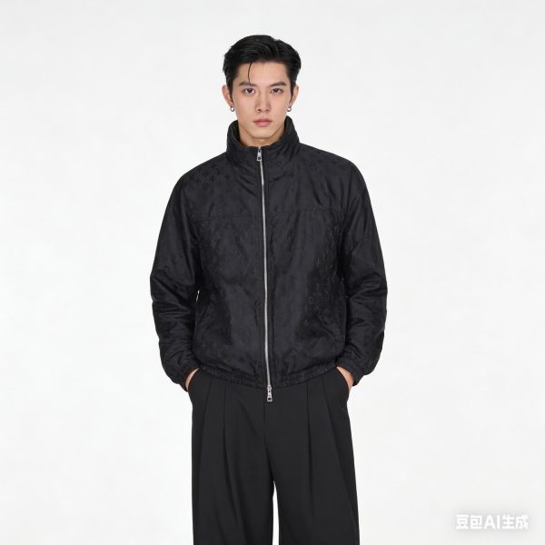 Louis Vuitton Monogram Reversible Windbreaker- Black/Jungle Green