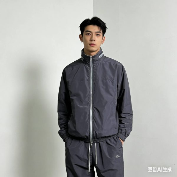 Louis Vuitton Monogram Reversible Windbreaker- Blue/Grey