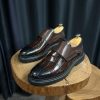 Mahogany Croc-Embossed Hybrid Loafer | The Modern Occasion Edition