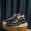 Mahogany Croc-Embossed Hybrid Loafer | The Modern Occasion Edition