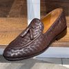 Mahogany-Woven-Calfskin-Tassel-Loafer-The-Summer-Wedding-Edition (1) Mahogany Woven Calfskin Tassel Loafer | The Summer Wedding Edition