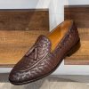 Mahogany-Woven-Calfskin-Tassel-Loafer-The-Summer-Wedding-Edition (5) Mahogany Woven Calfskin Tassel Loafer | The Summer Wedding Edition