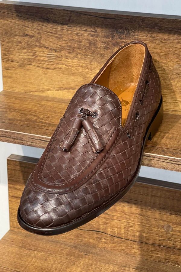Mahogany-Woven-Calfskin-Tassel-Loafer-The-Summer-Wedding-Edition (7) Mahogany Woven Calfskin Tassel Loafer | The Summer Wedding Edition
