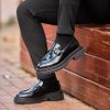 Midnight Black Calfskin Lug Loafer | The Urban Gala Edition
