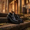 Midnight Black Calfskin Lug Loafer | The Urban Gala Edition
