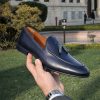 Midnight-Blue-Smooth-Grain-Tassel-Loafer -The-Yacht-Club-Edition (4) Midnight Blue Smooth-Grain Tassel Loafer | The Yacht Club Edition