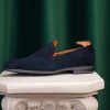 Midnight-Navy-Suede-Penny-Loafer (6) Midnight Navy Suede Penny Loafer | The Sunset Soirée Edition